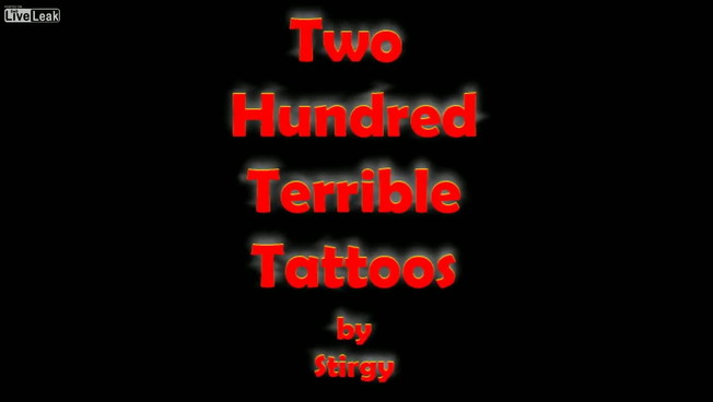 I 200 tatuaggi più brutti del web