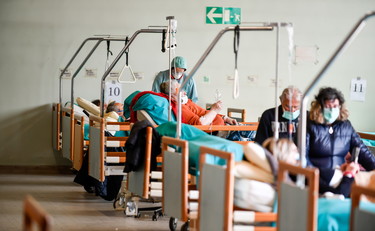 L'ospedale di Bergamo