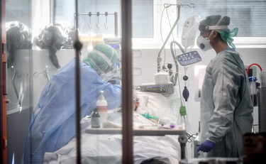 Coronavirus, reparto di terapia intensiva