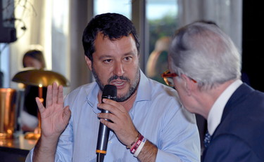Matteo Salvini e Vittorio Feltri