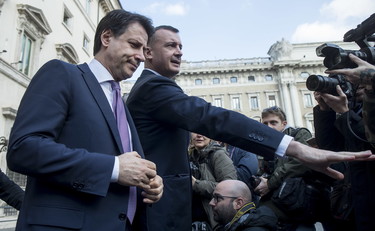 Giuseppe Conte e Rocco Casalino