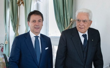 Conte e Mattarella