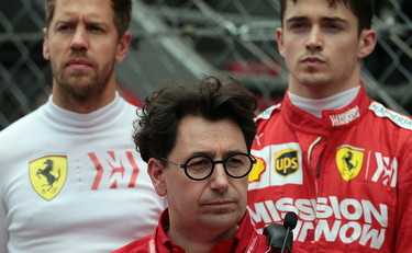 ferrari, binotto, vettel, leclerc