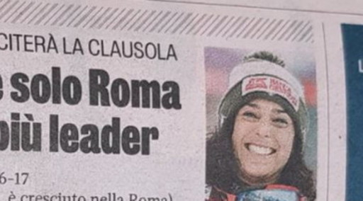 Notate qualcosa di strano in questa foto? Disastro in prima pagina sulla Gazzetta dello Sport...