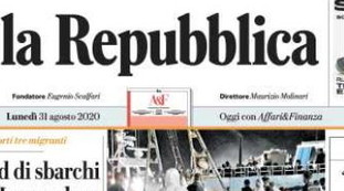 Repubblica, clamorosa prima pagina sui migranti: occhio, per Conte iniziano i guai | Guarda