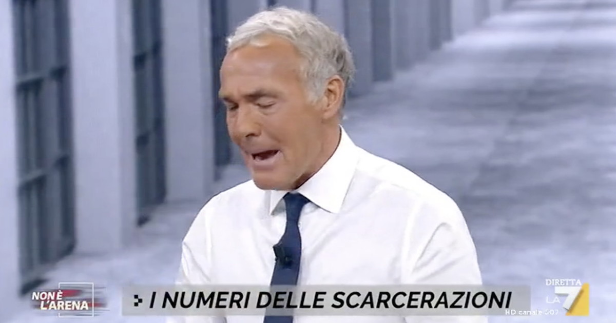 Mi sono rotto le balle. Giletti interrompe Non è l'Arena: il penalista lo attacca sui boss mafiosi? Lo sistema così in diretta | Video
