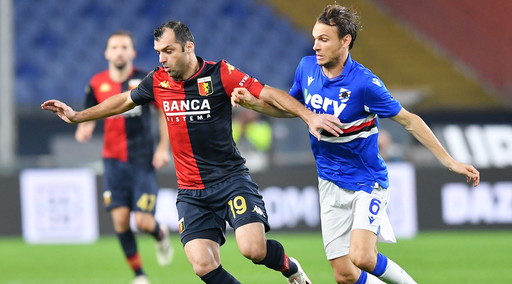 Scamacca replica a Jankto: Samp-Genoa termina 1-1 in un derby accesissimo