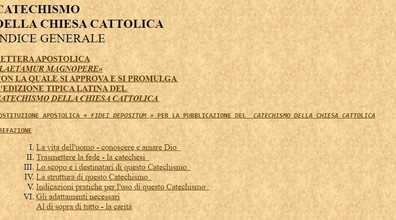 Ripristinato il Catechismo online dal sito vaticano. Forse per la segnalazione di Libero?