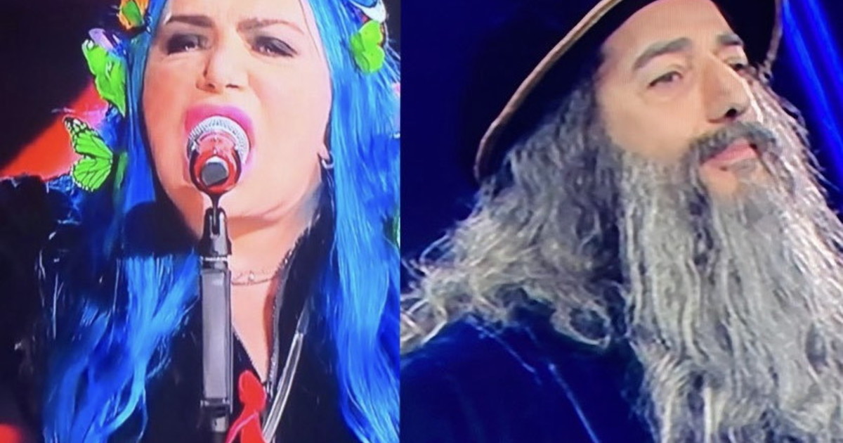 Sanremo 2021, Loredana Bertè e un look da pazzi: Le farfalle di Malgioglio