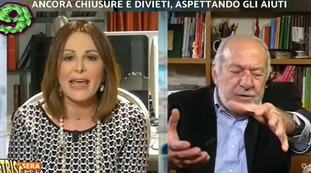Tradizioni fasciste, Cazz*** fai pena. Striscia, roba estrema: Capanna-Santanchè, volano insulti brutali | Video