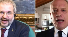 Se vuoi ti spiego cos'ha fatto Conte, Basta stupidate. Borghi contro Peter Gomez, rissa dalla Merlino | Video