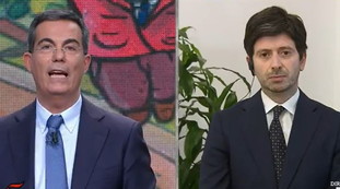 Un altro motivo per chiedere le sue dimissioni. Floris fa godere Salvini: manda Speranza in tilt | Video