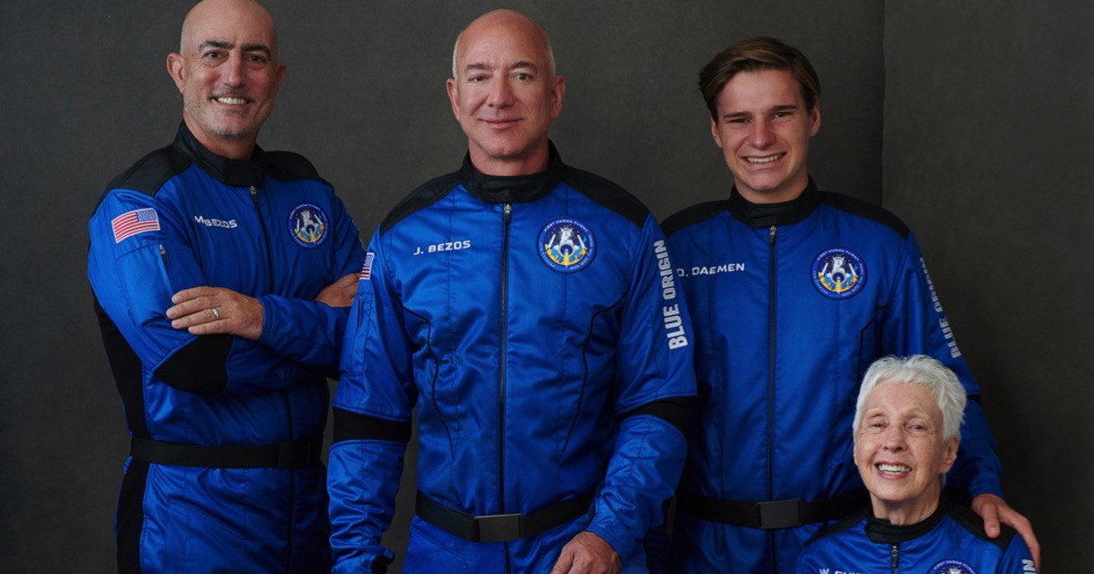 Jeff Bezos nello spazio