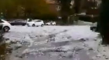 Chicchi di grandine come palline da tennis, è clima impazzito in Toscana | <span style=color: rgb(153, 0, 0);>Video</span>