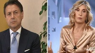 But doesn't even make the horns?. Myrta Merlino ridicules Giuseppe Conte: The collapse of a defeated born leader on TV | Video