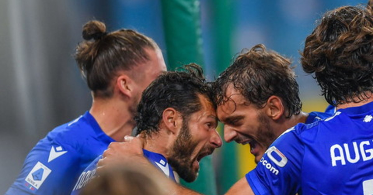 Derby ligure blucerchiato, Sampdoria-Spezia 2-1
