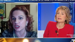 Per me è indifferente. La russa Vityazeva inizia l'intervista così: Lilli Gruber senza parole | video