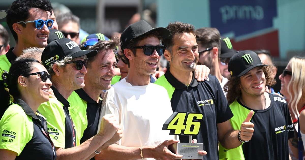 Ritirato al Mugello il numero 46 di Valentino Rossi Ritirato al Mugello il numero 46 di Valentino Rossi