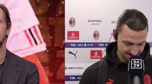 Ibra, quella frase e la smorfia in diretta su Leao: Milan nel panico