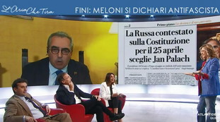 Ma lei è antifascista?. E Gasparri sbrocca: clamoroso scontro con la Merlino | Video