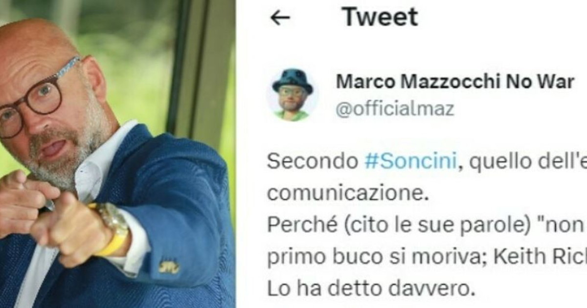 Marco Mazzocchi, rissa con la Soncini 