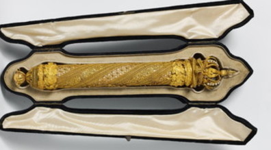 Lo scettro dell'imperatrice Carlotta del Messico arriva a Trieste