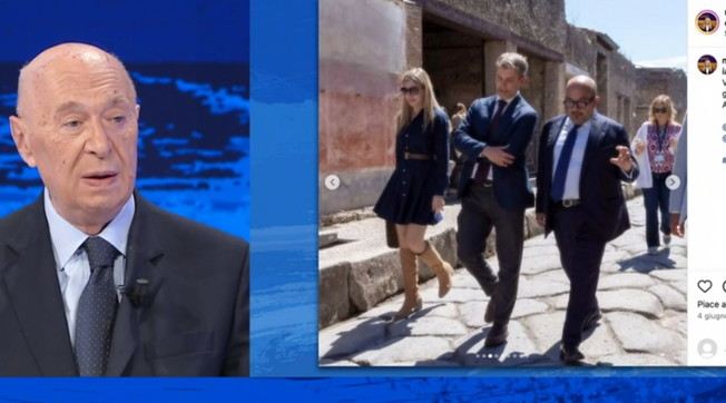 Boccia, esperta pompeiana: Paolo Mieli-choc in diretta a La7. E Luca Telese...