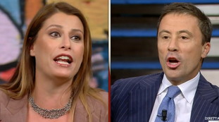 Voi rosicate, io ce l'ho qua fuori. Clamoroso Italo Bocchino: fa impazzire Elisabetta Piccolotti | Video