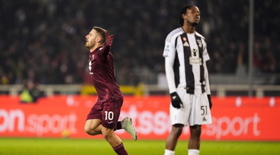 Vlasic apre la crisi Juve, il derby della Mole finisce 1 a 1: ora Thiago Motta rischia sul serio