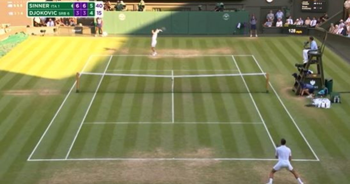 Wimbledon, immenso Sinner: strapazza Djokovic e vola in finale