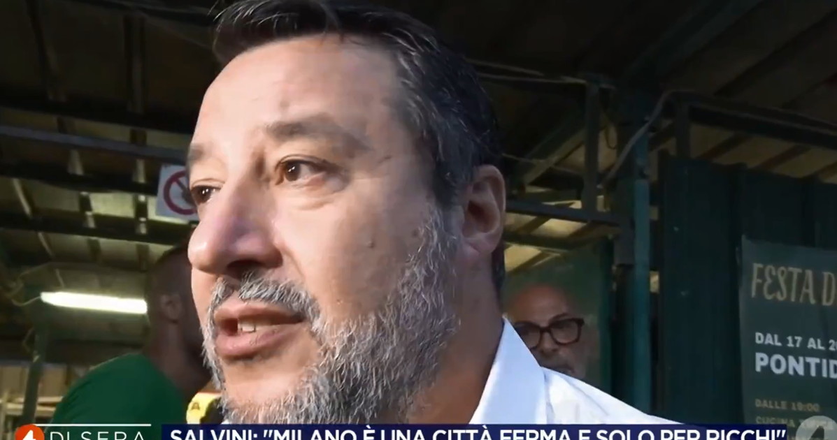 4 di Sera, Salvini: "Cosa non si può permettere Milano"