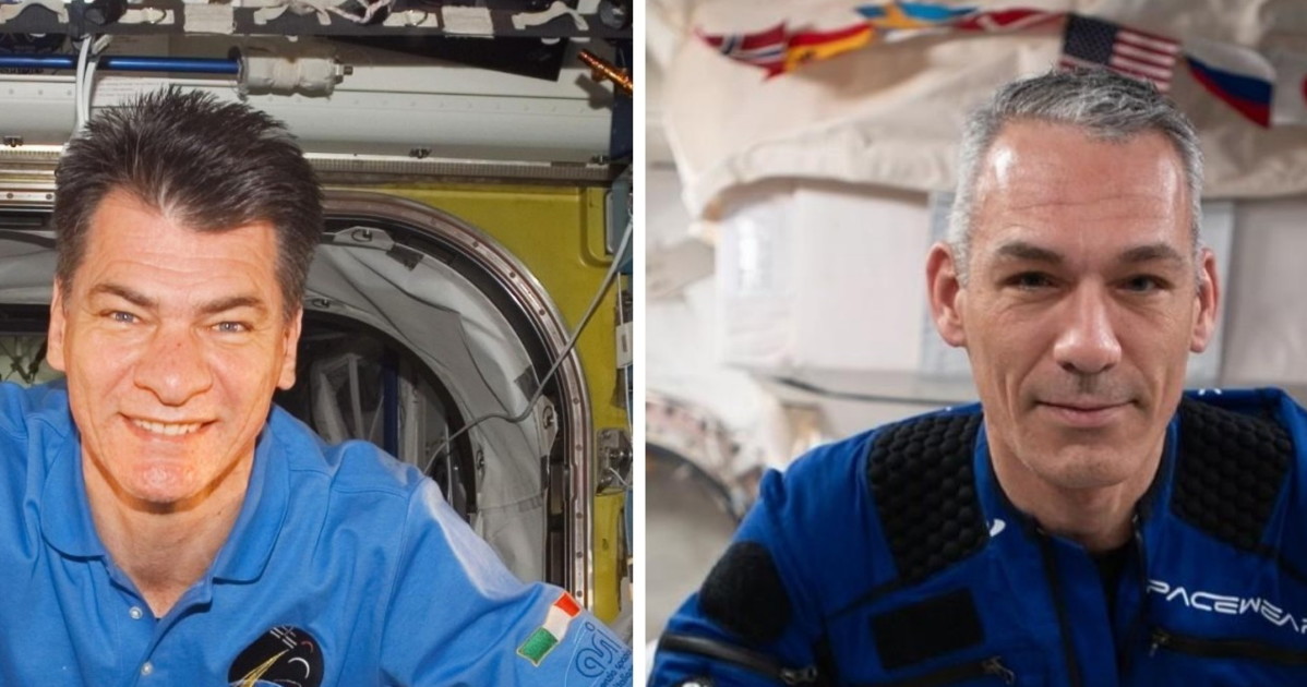 spazio gli astronauti nespoli e villadei insieme a lariospace 2025