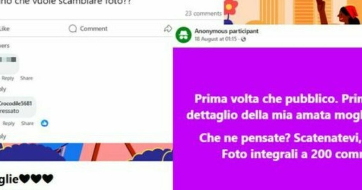 "Mia moglie", scoperta choc nel gruppo Facebook: "Anonimo 127 era mio marito" "Mia moglie", scoperta choc nel gruppo Facebook: "Anonimo 127 era mio marito"