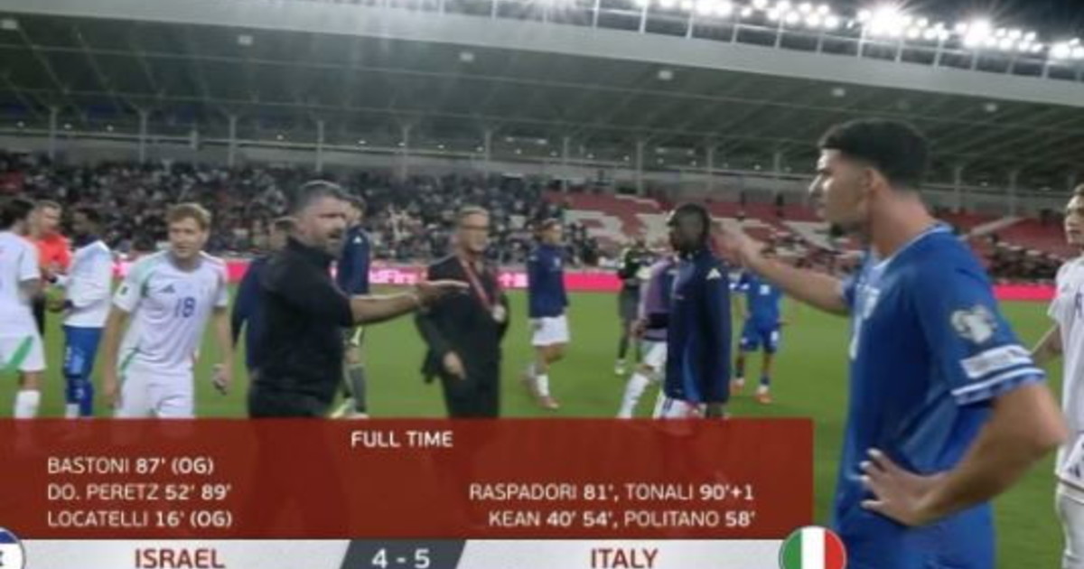 Israele Italia finisce in rissa: "Zitti", cos