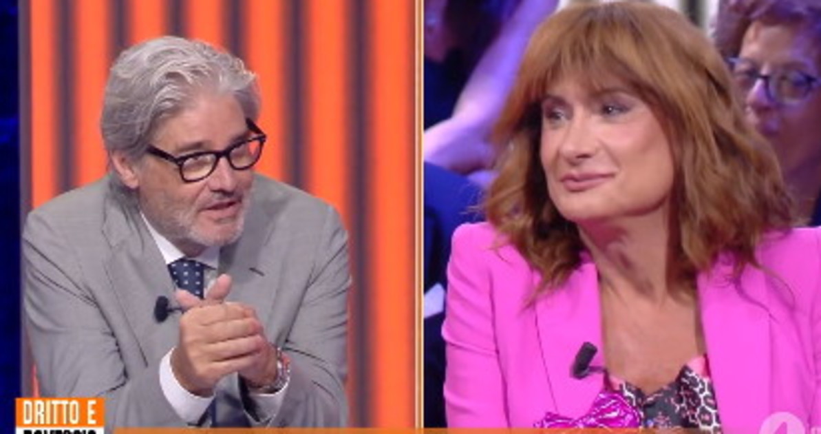 Dritto e Rovescio, Del Debbio: "Cosa vedi nel mio letto", Luxuria di sasso