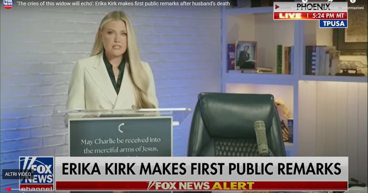 La vedova di Kirk, discorso da brividi: "Non avete idea di ciò che avete scatenato"