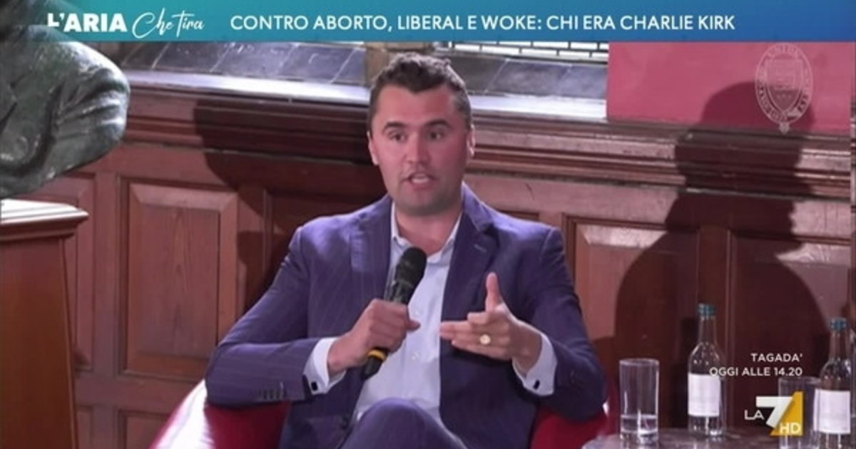 Charlie Kirk, scandalo a La7: come gli rifanno il funerale