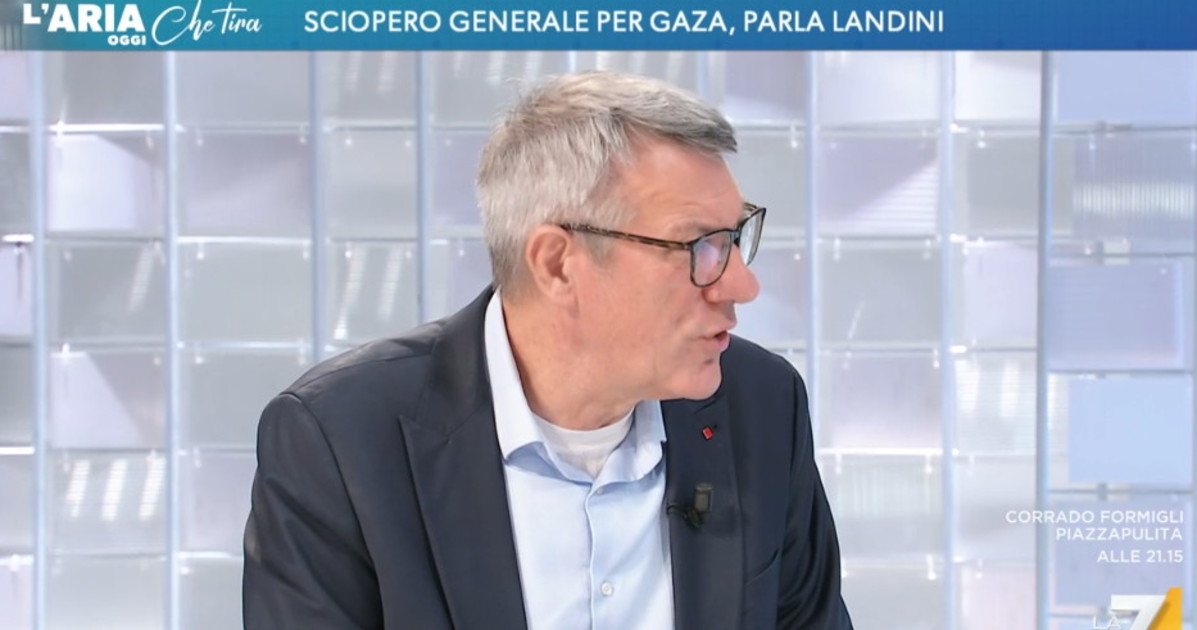 Flotilla, Maurizio Landini insulta Meloni: "Un livello così basso non lo immaginavo"