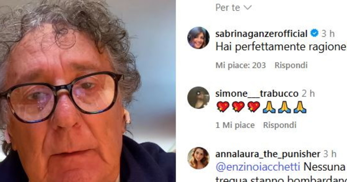 enzo iacchetti 232 andato in tilt in video le sparate sull accordo di pace a gaza