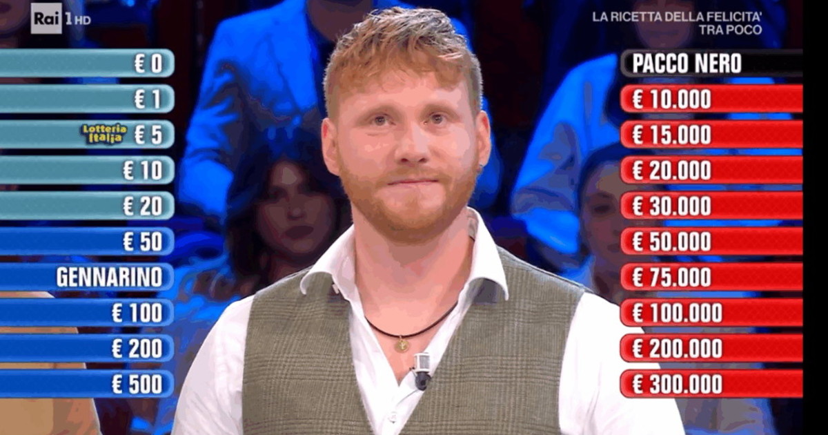 affari tuoi klemens spiazza tutti chi ci ricorda somiglianza sconcertante