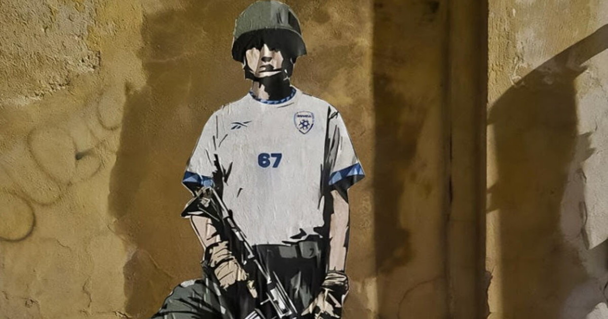 Italia Israele, orrore vicino alla Figc: il murale dell Italia Israele, orrore vicino alla Figc: il murale dell