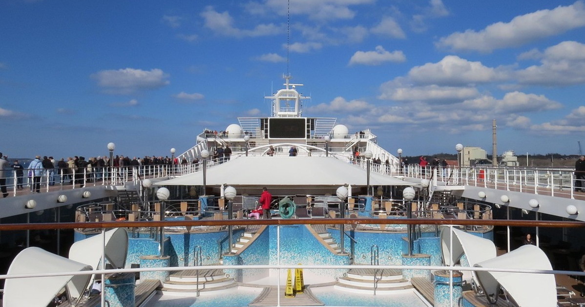 Australia, abbandonata dalla nave da crociera su un Australia, abbandonata dalla nave da crociera su un