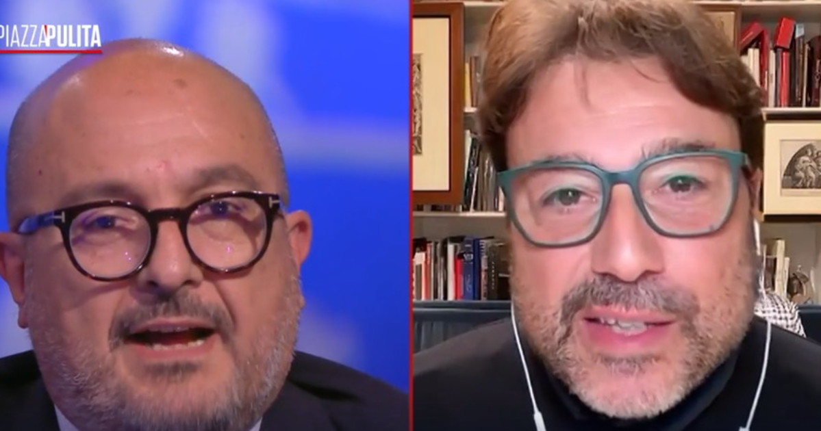 Gennaro Sangiuliano incalza Tomaso Montanari con una domanda: "Sei liberale?"