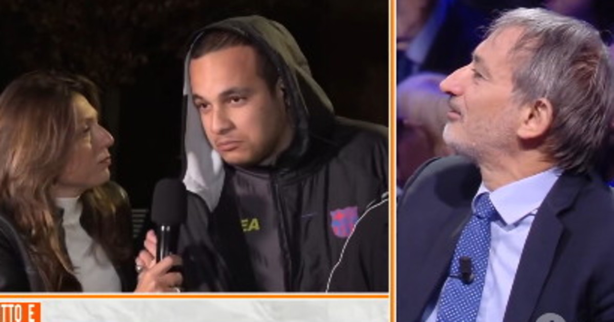 Dritto e rovescio, Senaldi zittisce i maranza: "Non ve ne frega niente"