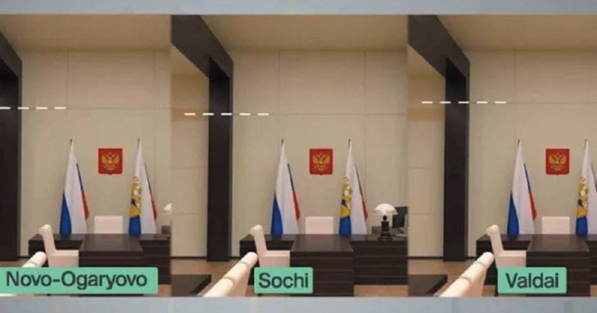 Putin si sente braccato e gira in tre uffici identici Putin si sente braccato e gira in tre uffici identici