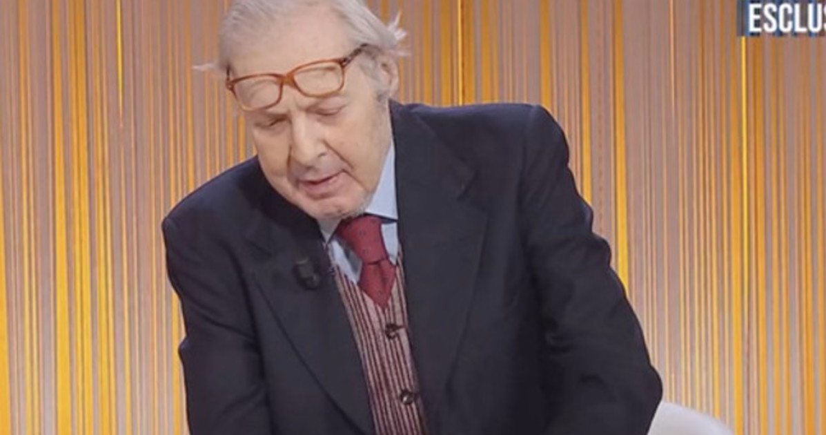 Cinque minuti, con Vittorio Sgarbi Vespa fa lo scoop