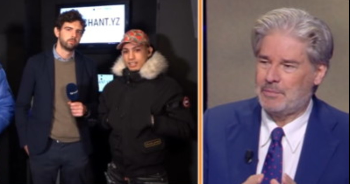 Dritto e rovescio, il maranza provoca e Del Debbio lo zittisce