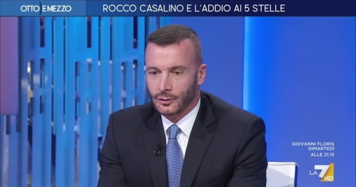Otto e Mezzo, Rocco Casalino: "Meloni avrà una flessione", smentito in diretta