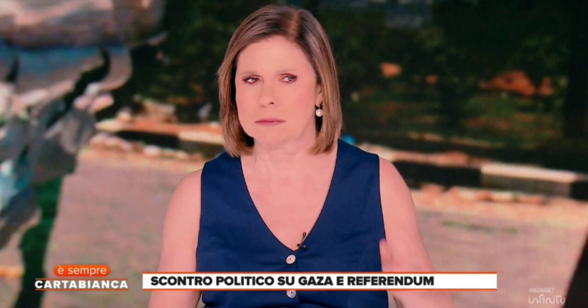 È sempre Cartabianca, Donzelli gela Berlinguer: "Mi lascia almeno la faccia?"