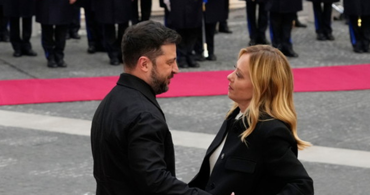 palazzo chigi zelensky da meloni perch233 credo in lei da Liberoquotidiano.it palazzo chigi zelensky da meloni perch233 credo in lei